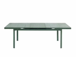 MYLIA Comedor de jardín aluminio mesa extensible 180/240 y 6 sillones - - NAURU