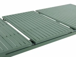 MYLIA Comedor de jardín aluminio mesa extensible 180/240 y 6 sillones - - NAURU