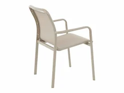 Online Comedor de jardín de aluminio: una mesa redonda extensible L.150/200 cm y 6 sillones apilables - - VELYRA de Comedores De Jardín