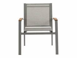 Best Comedor de jardín de aluminio con mesa extensible 180/240 y 8 sillas - NAURU de Comedores De Jardín