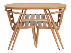 Hot Comedor de jardín de aluminio: Una mesa y 2 sillones - - ADEA de Comedores De Jardín