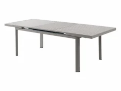 Online MYLIA Comedor de jardín de aluminio con mesa extensible 180/240 y 6 sillas - NAURU de Topo