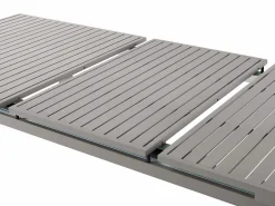 Online MYLIA Comedor de jardín de aluminio con mesa extensible 180/240 y 6 sillas - NAURU de Topo