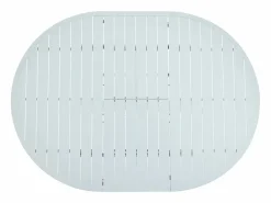 New MYLIA Comedor de jardín de aluminio: una mesa extensible + 4 sillas - YOHA de Blanco