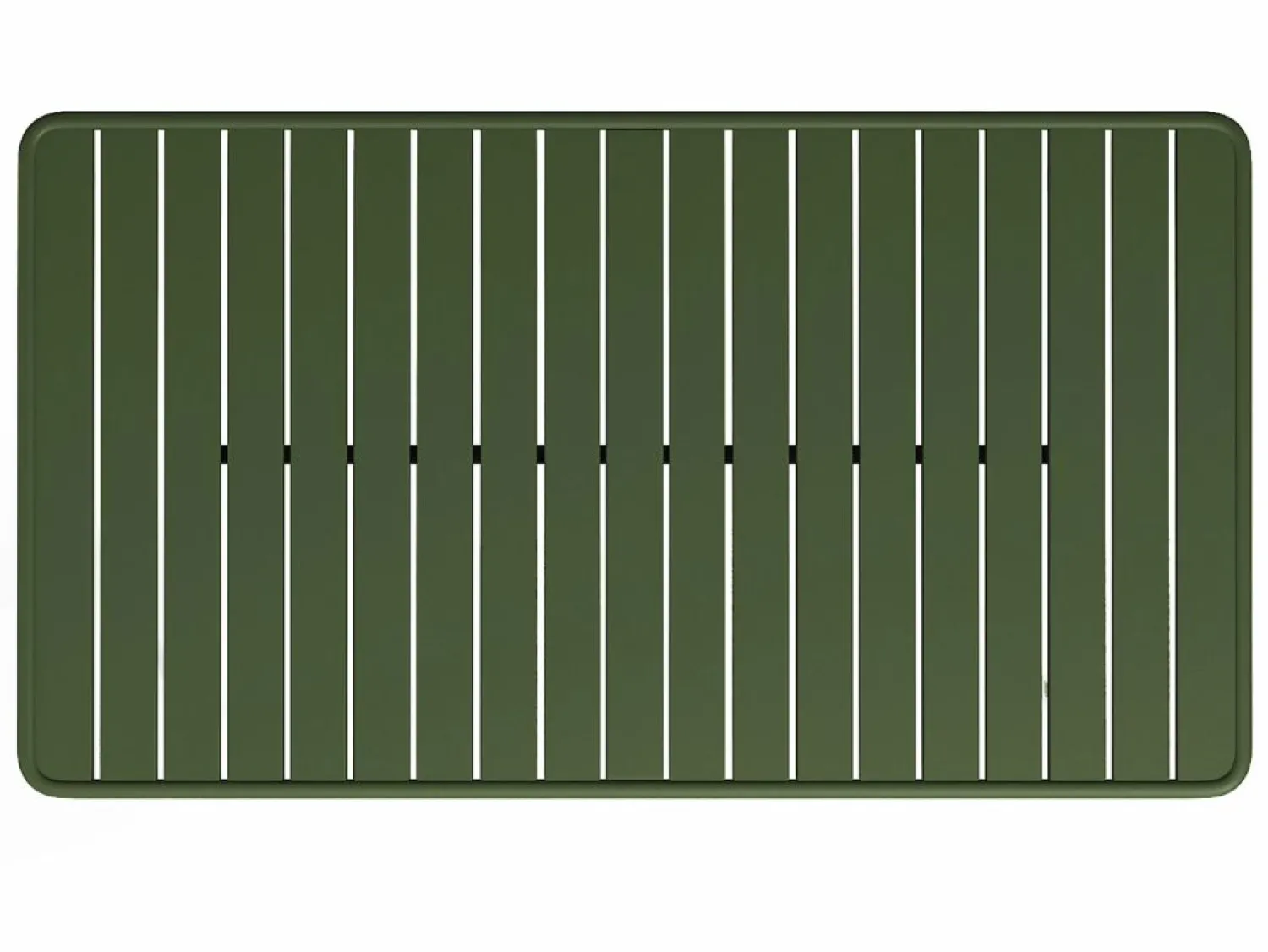 Online Comedor de jardín de metal una mesa L.160 con 2 sillones y 4 sillas Verde Comedores De Jardín