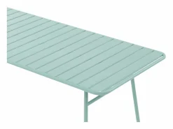 Discount Comedor de jardín de metal: 1 mesa de 160 cm y 6 sillas - - BIRMOS Comedores De Jardín
