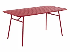Outlet Comedor de jardín de metal 1 mesa, 8 sillones - MIRMANDE Comedores De Jardín