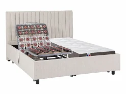 Outlet Comedor de jardín de metal 1 mesa D.110 cm 4 sillas - CEDEIRA de MYLIA Cama Articulada