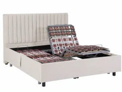 Outlet Comedor de jardín de metal 1 mesa D.110 cm 4 sillas - CEDEIRA de MYLIA Cama Articulada