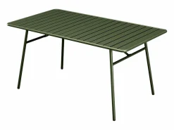 Sale Comedor de jardín metal mesa y 8 sillas apilables - Verde - MIRMANDE de Comedores De Jardín