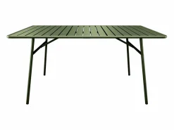 Sale Comedor de jardín metal mesa y 8 sillas apilables - Verde - MIRMANDE de Comedores De Jardín