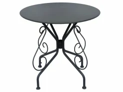 MYLIA Comedor jardin estilo hierro forjado antracita - GUERMANTES
