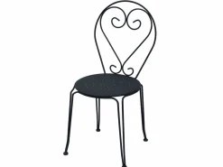 MYLIA Comedor jardin estilo hierro forjado antracita - GUERMANTES