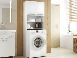TOPESHOP COMO - Mueble para lavadora - 64x183x30cm - area de almacenamiento lavaropa - estilo moderno