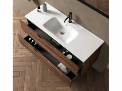 Clearance Composición 4 piezas SOLMIRA roble río Mueble De Baño Simple