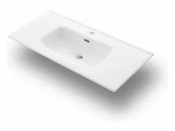 Clearance Composición 4 piezas SOLMIRA roble río Mueble De Baño Simple