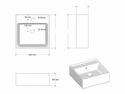 Clearance Composición de lavabo doble ASTRA de 8 piezas Mueble De Baño Con Doble Lavabo