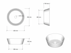 Composición de lavabo doble ASTRA de 8 piezas