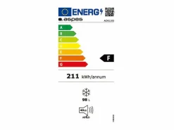 Clearance Congelador horizontal Aspes ACH1103 Dual Cooling 98L 75W F blanco 84,5 cm Transparente