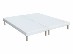 Hot Conjunto 180 x 200 cm King size base tapizada + colchón de muelles ensacados 7 zonas - TAREVO de Conjunto Colchón Y Somier