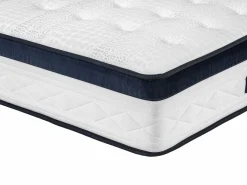Sale Ysmée Conjunto 160 x 200 cm queen size somier tapizado + colchón de muelles ensacados - KOROVOU de YSMÉE Blanco