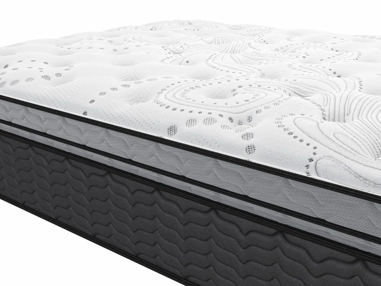 Online Conjunto 140 x 190 cm somier + colchón híbrido de muelles ensacados de 30 cm de espesor - GAMIANI de YSMÉE Conjunto Colchón Y Somier