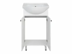 Conjunto para baño de pie 50 cm Armario con lavabo Medio pilar Lupo