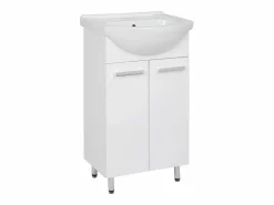 Conjunto para baño de pie 50 cm Armario con lavabo Medio pilar Lupo