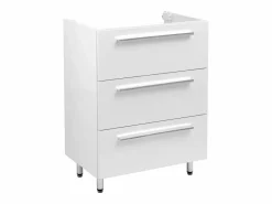 Conjunto para baño de pie, 60 cm, armario con lavabo Bryza