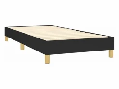 Discount Conjunto Boxspring - 100x200 cm + colchón LED tela ES208166 Negro