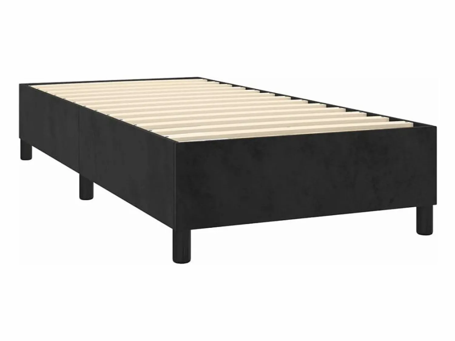 Online Conjunto Boxspring - 80x200 cm + Somieres + colchón + LED terciopelo ES45110 Cama Continental Boxspring
