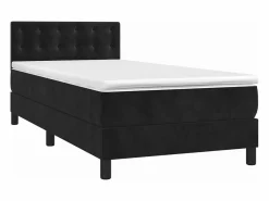 Hot Conjunto Boxspring - 90x190 cm + colchón cuero sintético ES863814 Cama Continental Boxspring