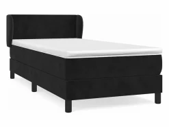 Best Conjunto Boxspring - 80x200 cm + colchón terciopelo ES214067 Negro