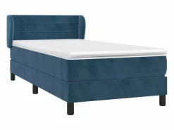 Conjunto Boxspring - 80x200 cm + colchón terciopelo oscuro ES692308