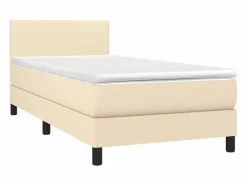 Conjunto Boxspring - 80x200 cm + Somieres + colchón + LED tela ES45263