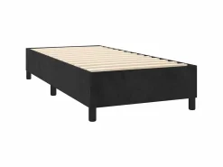 Sale Conjunto Boxspring - 80x200 cm + Somieres + colchón terciopelo ES39111 Negro