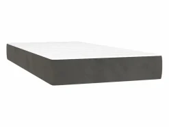 Clearance Conjunto Boxspring - 90x200 cm + colchón terciopelo oscuro ES531993 Cama Continental Boxspring