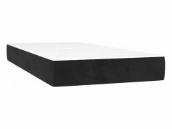 Sale Conjunto Boxspring - 80x200 cm + Somieres + colchón terciopelo ES44986 Negro