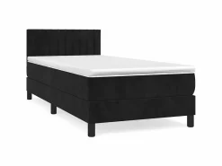 Conjunto Boxspring - 80x200 cm + Somieres + colchón terciopelo ES38089