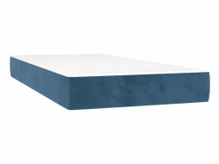 Discount Conjunto Boxspring - 80x200 cm + Somieres + colchón terciopelo oscuro ES37082 Cama Continental Boxspring