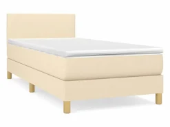 Conjunto Boxspring - 90x190 cm + colchón tela color ES843009