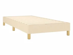 Best Conjunto Boxspring - 90x190 cm + colchón y LED tela ES931323 Cama Continental Boxspring