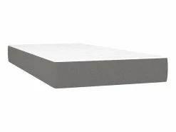 Clearance Conjunto Boxspring - 80x200 cm + Somieres + colchón tela oscuro ES37981 Gris
