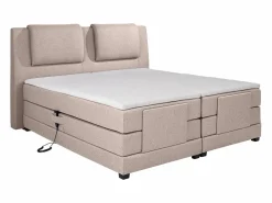 Discount Palacio Conjunto boxspring relax tela 2x90x200 cm CASTEL Beige