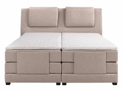 Discount Palacio Conjunto boxspring relax tela 2x90x200 cm CASTEL Beige
