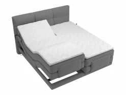 Sale Conjunto boxspring relax tela 2x80x200 LODI Cama Continental Boxspring|Cama Articulada