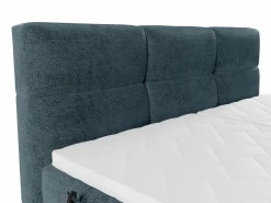 Sale Palacio Conjunto boxspring relax Tela - - 2 x 80 x 200 cm - LODI de Azul