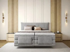Palacio Conjunto completo Boxspring eléctrico 2 x 80 x 200 cm queen size Tejido - ZANORO de