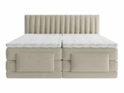 Online Conjunto completo boxspring - 2 x 80 x 200 cm - Terciopelo - - DONISI de Cama Terciopelo|Cama Continental Boxspring