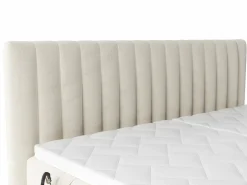 Online Conjunto completo boxspring - 2 x 80 x 200 cm - Terciopelo - - DONISI de Cama Terciopelo|Cama Continental Boxspring